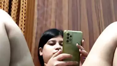 Busty Bengali lady naked viral video making for lover