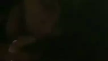 Lady gets excited when she sucks her lover’s dick