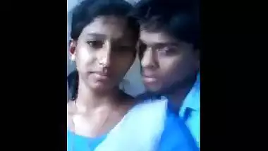 Nude desi girl’s college romance with her BF