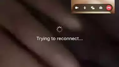 Round face chubby girl nude on video call to boyfriend