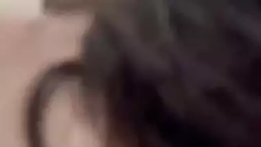 Fucking before mirror in hotel room by horny girlfriend