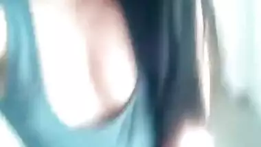 indian lookalike girl teasing with her sexy figure and panty