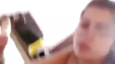 BF gets a desi blowjob from his sexy, nude GF