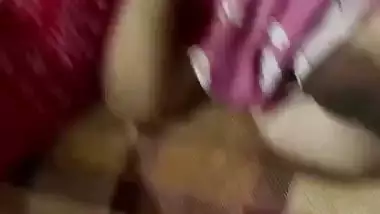 Son masturbating before mom with her big boobs shown