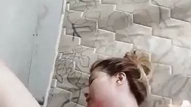 Nepali girl masturbating using big cucumber