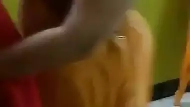 Big boob Tamil Bhabhi strips in nude MMS for her BF