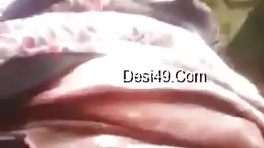 Village Bhabhi Shows Her Boobs And Pussy