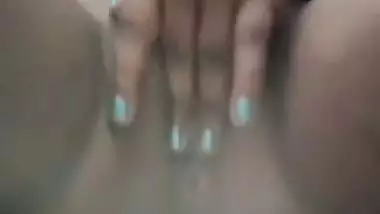 Village girl strips clothes and fingers her pussy heavily