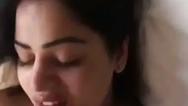 Big boob Bangali girl gives a boobjob to her lover