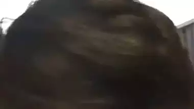 Naughty lady shoots her blowjob MMS fucking a dick