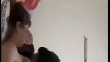 MILF boob sucking and pussy fucking by secret husband