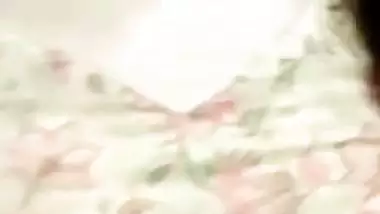 Pointed breasts show and pussy expose by cute girl