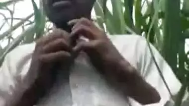 Dehati outdoor stripping before sex