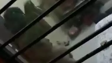 Neighbor desi dressing spycam video