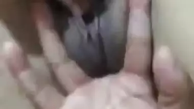 Sful Indian man fingers wife's pussy after watching a lot of porn