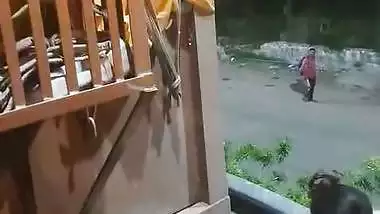 Roadside romance and sex caught by employee viral clip