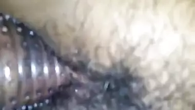 Desi wife pleased by husband with Special Spike Dotted condom